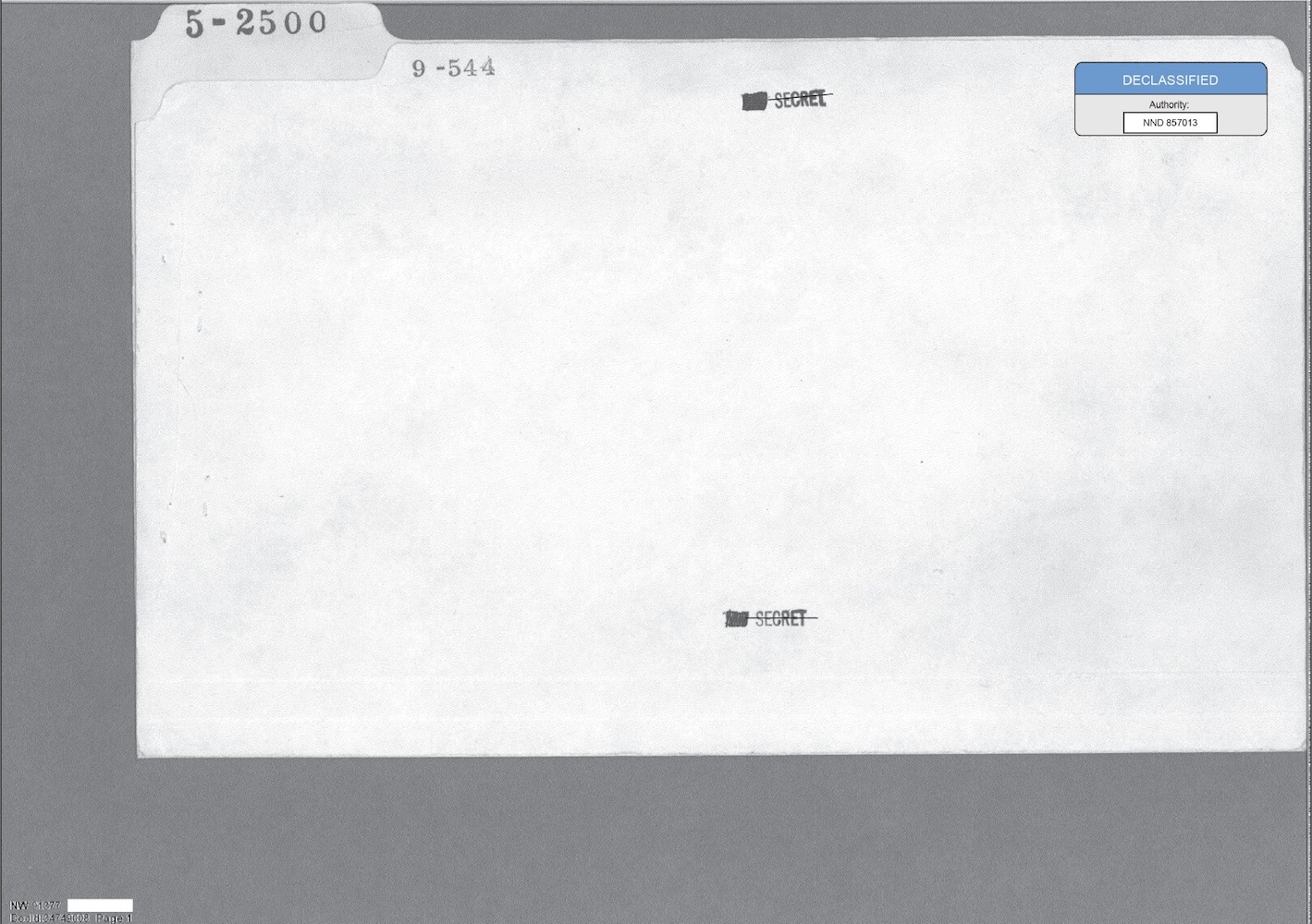 341 110677 Numerical File 5 2500