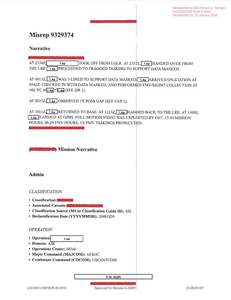 DOW UAP D33 Mission Report Greece October 2023