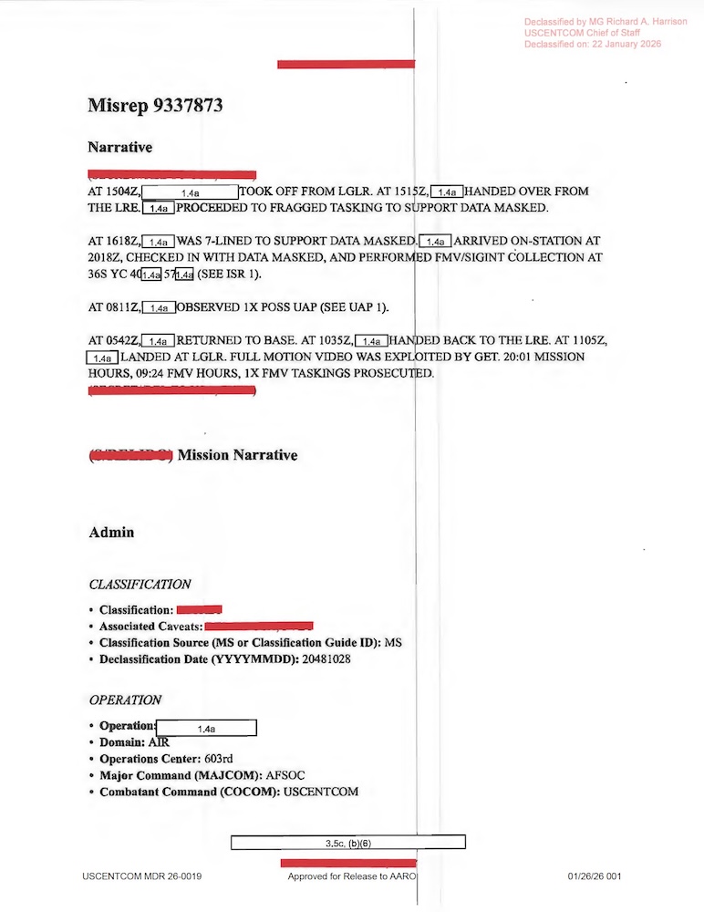 DOW UAP D35 Mission Report Greece October 2023